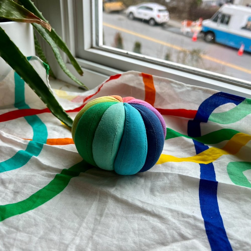 Organic Cotton Rainbow Ball - Lovevery
